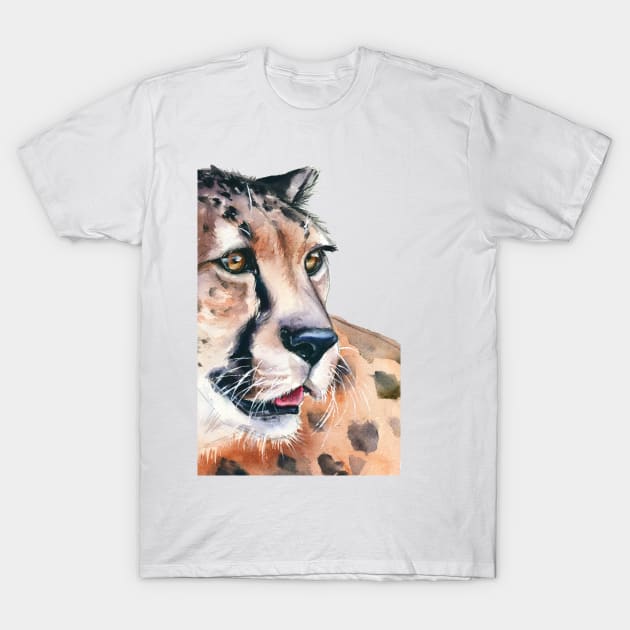 Wild Cat T-Shirt by Kira Balan